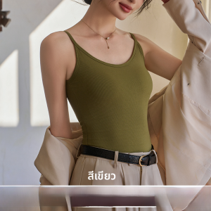 MiiOW | เสื้อกล้ามสายเดี่ยวสไตล์อเมริกันสำหรับผู้หญิง MiiOW Catwoman เสื้อชั้นในเซ็กซี่ แขนกุด ทรงเข้ารูป ใส่ได้ตลอดทั้งปี