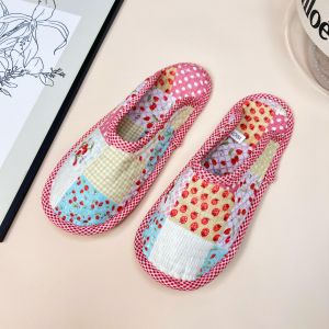 New Slippers Indoor Home Soft Cloth Sole Silent Anti-Slip Floor Seamless Slippers Mens and Womens Fall and Winter Home Cloth Shoes