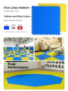 Thickened Taekwondo Mat Home Use Martial Arts Wrestling 1 Meter Eco-friendly Foam Interlocking Floor Mat Shock Absorption Noise Reduction Pad
