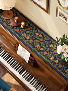 Vải Phủ Đàn Piano Bằng Da Giả Mỹ Nửa Phủ Chống Bụi Bảo Vệ Phong Cách Nông Thôn Mỹ Thương Hiệu Vanju Attitude