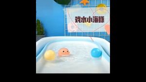 Mamibayi Mainan mandi bayi Swimming dolphine baby bath toys