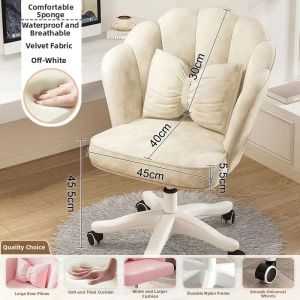 Modern Luxe Petal Backrest Chair