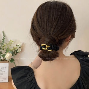 Elegant Simple Hair Ties Womens Hair Bands Hair Accessories Hair Ropes Alloy Plated Silver Gold