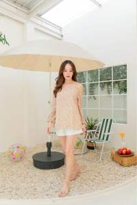 🌴☀️Garden Top🌴☀️  ต้อนรับ summer กับเสื้อสายเดี่ยว ผ้าชีฟองเกรดพรีเมียม ลายดอกไม้เล็กๆสีน่ารักสดใส เนื้อผ้าลื่น เด้ง พริ้ว ใส่สบายมีซับในทั้งตัว เหมาะกับใส่ออกไปชิคๆ ต้อนรับหน้าร้อนฝุดๆ ใส่คู่กับกางเกงขาสั้น ขายาวได้หมด