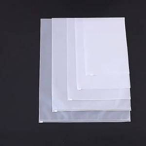 100pcs Frosted Zipper Bag – 0.14mm Thick Reusable for Clothes/Travel Storage Beg Zip Kecil Beg Ziplock / 磨砂收纳袋