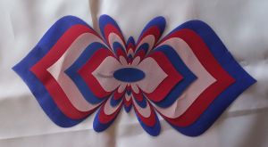 ดอกดุมติดว่าว 7ชั้น ขนาด20×10cm