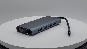 USB C HUB 4K 30Hz Type C to HDMI-compatible USB 3.0 Adapter 11 in 1 Type C HUB Dock PD 87W USB C Splitter for MacBook Pro Air