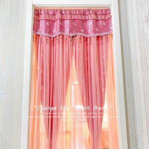 ผ้าคลุมประตูแบบมีลวดลายลูกไม้ระดับไฮเอนด์สำหรับห้องนอน บ้าน ฤดูใบไม้ร่วงและฤดูหนาว ผ้าคลุมประตูแบบแยกชิ้น ป้องกันแมลง ไม่ต้องเจาะรู