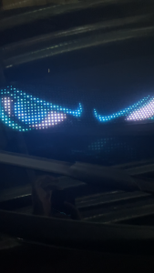 Joysync Waterproof Flexible LED Car Light Display - Fun Interactive Full - Color Foldable RGB Pixel LED Light Screen with USB/Bluetooth APP Remote Control