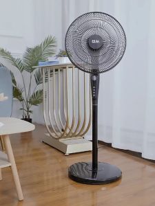 KENAIYA พัดลมรีโมทคอนโทรล 5 ใบพัด 16นิ้ว พร้อมส่ง ระดับสั่น ลมแรง เสียงเงียบ สีขาว ครัวเรือน