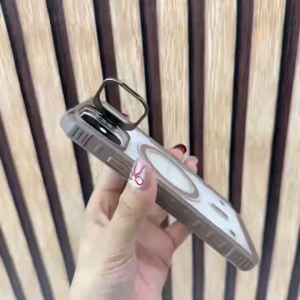 Mini เคสงานผู้ชาย เป็นงานแม่เหล็ก ขอบกล้องตั้งได้ Iphone11-16promax กันกระแทกอย่างดี สินค้าพร้อมจัดส่งจากไทย