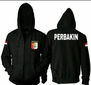 Jaket Hoodie Perbakin - Jaket Sweater Hoodie - Hoodie Zipper Pria Keren - Baju Perbakin
