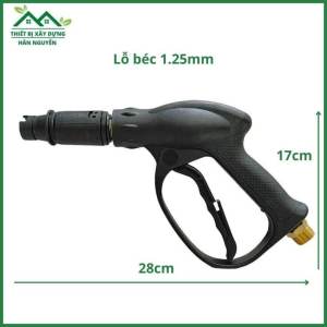 Súng rửa xe áp lực cao Oringlỗ béc 1.25mmvòi xịt nước xe máyô tô gia đìnhren 22mm