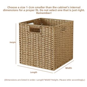 YIJIANHAOWU | Living Room Storage Basket Weaving