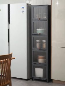 🔥Ready Stock🔥30/40 crevice storage cabinet/kitchen rack/floor-to-ceiling multi-layer living room bedroom cabinet