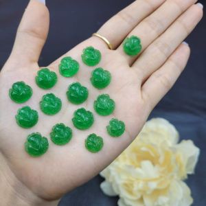 Hồ ly thạch anh dâu tây xanh mini  - Phong Thủy TUDO