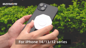 Sunnylife ZJ561 MagSafe Ring Holder Adapter for iPhone 16/15/14/13/12 – Tripod Mount Compatible with Osmo Mobile 5/6/7/7P for Stable Video Recording