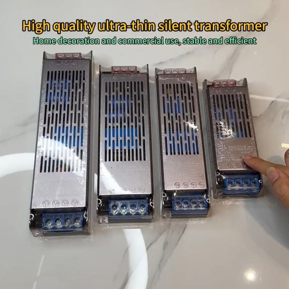 Ultra Thin Power Supply DC12V 24V 100W200W300w400W Lighting Transformers Led Driver For Led Strip