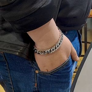 Lắc Tay Kiểu Lặc Kép Khóa Bộ Cao Cấp Thời Trang Thép không Gỉ- LTQCKB