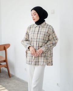 Atasan Kemeja Dylan Shirt Blouse Jumbo