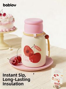 Bablov | Insulated Straw Cup Beverage Portable Large Capacity Mug