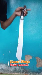 Golok Kerja Patimura Panjang Baja Per Fulltang Super Tajam Golok Kebun Sarung Ukir