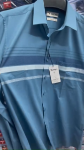 Áo Sơ Mi Dài Tay Bamboo Tailorfit Vĩnh Tiến Caro 465 Phom Vạt ngang _ ôm nhẹ M2