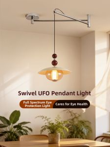 DGY | Vintage Cream Swing Arm Restaurant Chandelier