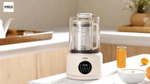 MIUI 950W Electric Heating Blender 18500rpm 10 Functions Soy Milk Maker 304 Blade Self-Cleaning 24H Preset Noise Reduction Food Processor
