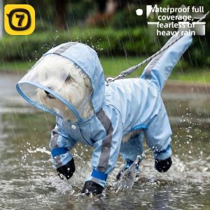 7o | Waterproof Full Body Dog Raincoat