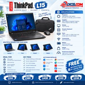 💥💻Lenovo Thinkpad L15-AMD Ryzen 5 PRO|15.6"|internal condition 10/10|external condition 9/10|overall A grade laptop👌🔥
