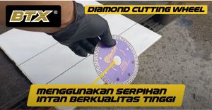 Super Thin 1.2 mm Diamond Wheel 4" Sherlock Mata Potong Keramik BTX®