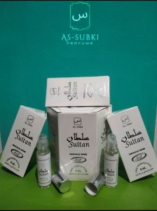 Parfum Arab Aroma SULTAN 1Box Isi 6Pcs Ukuran 6ml Roll-On Non Alkohol Pria Wanita Wangi Tahan Lama