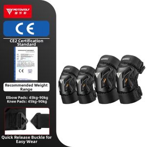 Motowolf | Fall Protection Warmth Motorcycle Knee and Elbow Pads