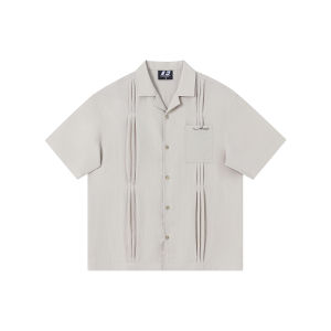 FORNINES | Breathable Linen-Blend Short Sleeve Shirt Cuban Collar