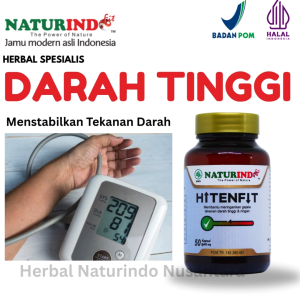Obat Hipertensi Herbal Penurun Darah Tinggi Tensi Tinggi Hitenfit Naturindo