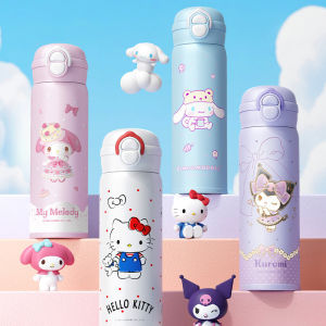 Hello Kitty | Cold Retention Stainless Steel Straw Cup for Students 500ml