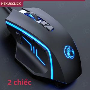 Chuột Chơi Game Có Dây NexusClick USB 7200 DPI Đèn Nền Điều Chỉnh Được Thiết Kế Công Thái Học 8 Nút Chuột Quang Dành Cho Game Thủ Và Sử Dụng Văn Phòng