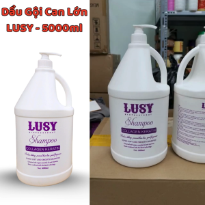 Dầu Gội Can Lớn LUSY - 5000ml Giúp Tóc Mềm Mượt Óng Ả Dùng Cho Hair Salon Spa.