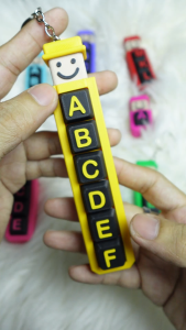 Fidget Clicker Custom Name Keychain 1 to 8 Letters | Personalized Name Keychain | Roblox Fidget Toy