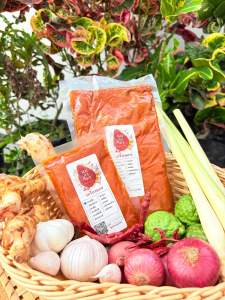 พริกแกง เผ็ดละเอียด ปริมาณ 100กรัม ร้านแม่จงจิตร กลิ่มหอม...เข้มข้นถึงเครื่องสมุนไพร