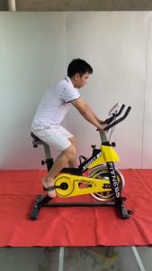 Xe đạp tập thể dục thể thao tại nhà Q3 [Có đo nhịp tim tặng kèm bình nước]  tiện lợi - Kèm ảnh video thật .