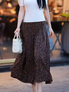 MANMI | Vintage Slimming High Waist Skirt Resort Style New for Summer 2026