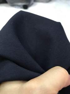 Vải thun cotton Hàn màu xanh than loại 1 co giãn 4 chiều dày mềm không nhão  (khổ 1m55)may đầm váy đầm body quần legging