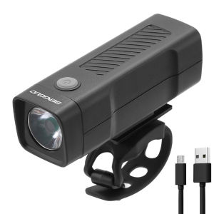 Cycling Bike Light Waterproof USB Rechargeable Front Headlamp with 3 Modes