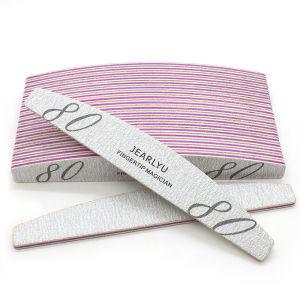 80Grit Heavy Duty Nail Files Washable Nail Emery Boards for Removing Acrylic Nails Shaping Thick Nails Durable Manicure Tools