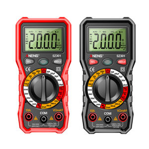 เครื่องวัดไฟฟ้าแบบดิจิตอล 2000 ค่าพร้อมเครื่องทดสอบแรงดัน NCV สำหรับงานไฟฟ้าและซ่อมบำรุงในบ้าน