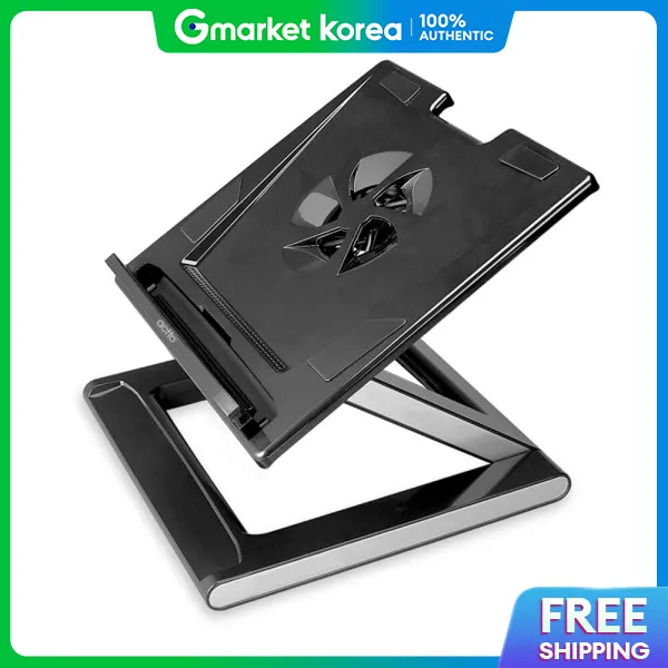 ACTTO | Laptop Cooling Pad Stand Height /Angle Adjustable Holder Nbs-07 Low-Noise Large Cooling Fan