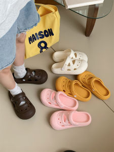 Cross Strap Hole Hole Sandals Beach Vacation Anti-Slip Summer Beach Ladies Sandals Casual Hollow out Design EVA Material