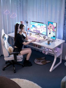 ZHUOHE | Home Gaming Desk and Chair Set Easy Assembly